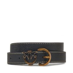 Pasek PINKO. Czarne paski damskie Pinko, bez wzorów. Za 373.99 zł.