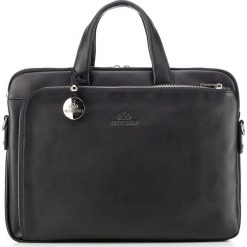 Torba na laptopa. Czarne torby na laptopa damskie Wittchen, bez wzorów, ze skóry, z tłoczeniem. Za 1,599.00 zł.