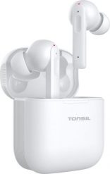 Słuchawki Tonsil T55BT Białe (T55BTWHITEE). Białe słuchawki bezprzewodowe Tonsil. Za 261.55 zł.