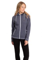 Bluza damska z kapturem Trespass Rootless. Niebieskie bluzy damskie Trespass, xs, bez wzorów, z materiału, bez ramiączek, z kapturem. Za 224.00 zł.