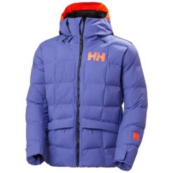 Kurtka z kapturem Helly Hansen Emiko Ridable. Fioletowe kurtki sportowe męskie Helly Hansen, na zimę, l, bez wzorów, z kapturem, narciarskie. Za 1,632.00 zł.