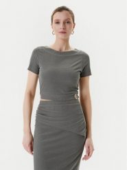 Guess T-Shirt W5YP14 KAQL2 Zielony Regular Fit. Zielone t-shirty damskie Guess, s, z aplikacjami, z syntetyku, bez kołnierzyka, bez ramiączek. Za 149.99 zł.