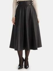 Fracomina Spódnica z imitacji skóry FS25WG2001P41101 Czarny Regular Fit. Czarne spódnice damskie Fracomina, bez wzorów, ze skóry. Za 689.99 zł.