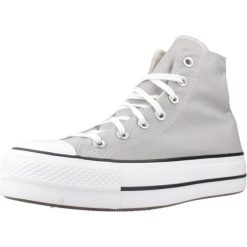 Buty CONVERSE CHUCK TAYLOR ALL STAR LIFT Szary. Szare obuwie trekkingowe damskie Converse, z tkaniny, bez zapięcia. Za 405.39 zł.