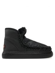 Mou Śniegowce Eskimo Sneaker Bold FW411000B Czarny. Czarne śniegowce damskie Mou, ze skóry, bez zapięcia. Za 1,149.00 zł.