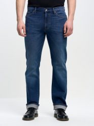Jeansy męskie z prostą nogawką granatowe Colt 315. Niebieskie jeansy męskie BIG STAR, z jeansu, klasyczne. Za 349.99 zł.