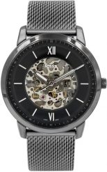 Zegarek Fossil Neutra męski czarna tarcza 44 mm (ME3185). Czarne zegarki męskie FOSSIL, bez wzorów. Za 725.99 zł.