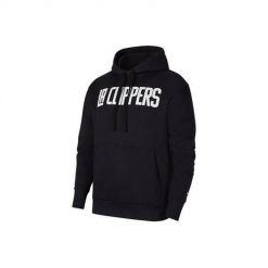 Bluza sportowa męska Nike Nba Los Angeles Clippers City Edition Logo. Czarne bluzy sportowe męskie Nike, l, bez wzorów, z kapturem. Za 387.00 zł.