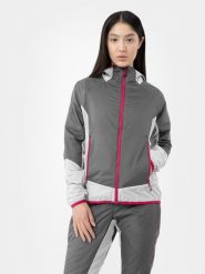 4F Kurtka skiturowa Primaloft® Active damska XS. Szare kurtki sportowe damskie 4F, na zimę, m, bez wzorów, z dzianiny, bez ramiączek, bez kaptura, narciarskie, primaloft. W wyprzedaży za 119.99 zł.