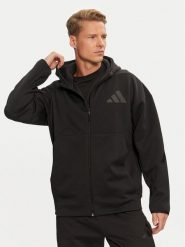 Adidas Bluza Z.N.E. JE7538 Czarny Regular Fit. Czarne bluzy męskie Adidas, m, bez wzorów, z bawełny, bez ramiączek, bez kaptura. Za 379.99 zł.