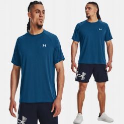 T-Shirt Koszulka Męska Under Armour Sportowa. Koszulki sportowe męskie Under Armour, m, bez wzorów, bez ramiączek, do biegania. Za 169.99 zł.