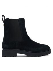 LAUREN RALPH LAUREN Sztyblety Allyson 802974477003 Czarny. Czarne botki damskie Lauren Ralph Lauren, bez wzorów, ze skóry, bez obcasa, na płaskiej podeszwie, bez zapięcia. Za 579.99 zł.