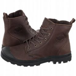 Palladium Pampa Zip Lth Ess Brązowe 42 (76888-248-M). Brązowe buty sportowe męskie Palladium, bez wzorów, bez zapięcia. Za 454.17 zł.