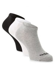 Adidas Sportswear skarpety do obuwia sportowego pakowane po 3 szt. Kobiety Bawełna szary|czarny|biały, M. Białe skarpetki damskie adidas Sportswear, bez wzorów, z bawełny. Za 39.95 zł.