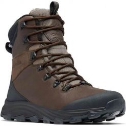 Buty trekkingowe męskie Columbia Expeditionist Extreme Outdry. Brązowe trekkingi męskie Columbia, z materiału, za kostkę, bez zapięcia. Za 549.99 zł.