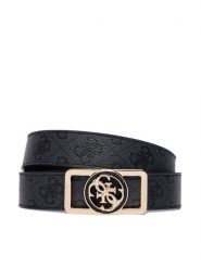 Guess Pasek Damski BW9500 P6430 Czarny. Czarne paski damskie Guess, z aplikacjami, ze skóry. Za 234.99 zł.