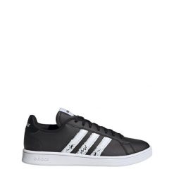 Buty sportowe Casual Męskie Adidas Grand Court Base Beyond Czarny. Białe buty sportowe męskie Adidas, bez wzorów, bez zapięcia. Za 276.60 zł.