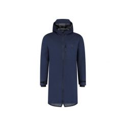Kurtka przeciwdeszczowa BBB Rainshield Parka. Niebieskie kurtki damskie BBB CYCLING, l, bez wzorów, z kapturem. Za 539.90 zł.