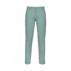 Spodnie chino Kariban. Zielone eleganckie spodnie męskie KARIBAN, bez wzorów. Za 212.00 zł.