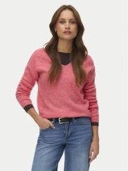 Vero Moda Sweter Crewlefile 10233357 Koralowy Loose Fit. Pomarańczowe swetry nierozpinane damskie Vero Moda, l, bez wzorów, z syntetyku, bez kołnierzyka, bez ramiączek. Za 109.99 zł.