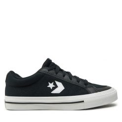Tenisówki Converse. Czarne trampki i tenisówki damskie Converse, bez wzorów, bez zapięcia. Za 159.99 zł.