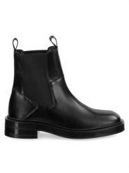 Gant Sztyblety 31541129 Czarny. Czarne botki damskie GANT, bez wzorów, ze skóry, bez obcasa, na płaskiej podeszwie, bez zapięcia. Za 709.99 zł.