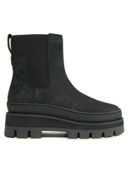 Clarks Sztyblety Orianna2 Top 261740674 Czarny. Czarne botki damskie Clarks, bez wzorów, z nubiku, bez obcasa, na płaskiej podeszwie, bez zapięcia. Za 659.99 zł.