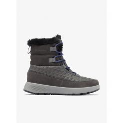 Buty zimowe damskie Columbia Slopeside Peak Luxe. Czarne obuwie trekkingowe damskie Columbia, bez zapięcia. Za 361.99 zł.