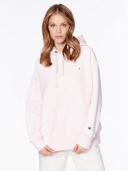Champion Bluza 116237 Różowy Regular Fit. Czerwone bluzy damskie Champion, s, bez wzorów, z bawełny, bez ramiączek, bez kaptura. Za 219.99 zł.
