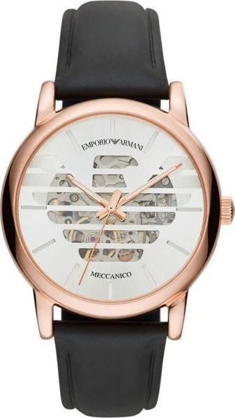 ZEGAREK MĘSKI EMPORIO ARMANI LUIGI AUTOMATIC AR60031 + BOX (zi062b). Zegarki męskie Emporio Armani, bez wzorów. Za 1,049.61 zł.