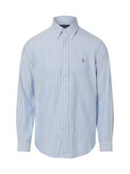 Polo Ralph Lauren Koszula męska Mężczyźni Regular Fit Bawełna niebieski|biały w paski, M. Białe koszule męskie Polo Ralph Lauren, m, bez wzorów, z bawełny, klasyczne, bez kołnierzyka, bez ramiączek. Za 769.95 zł.