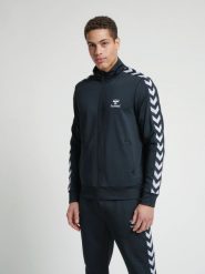 Kurtka Hummel Nathan 2.0 zip. Białe kurtki męskie Hummel, na wiosnę, m, bez wzorów, z materiału, klasyczne, bez kaptura. Za 276.25 zł.