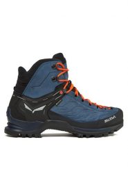 Salewa Trekkingi Ms Mtn Trainer Mid Gtx GORE-TEX 63458-8669 Granatowy. Niebieskie botki męskie Salewa, z gore-texu, bez zapięcia. Za 879.99 zł.