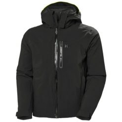 Kurtka narciarska Helly Hansen Swift Stretch. Czarne kurtki sportowe męskie Helly Hansen, na lato, m, bez wzorów, z elastanu, bez kaptura, narciarskie, primaloft. Za 1,307.50 zł.