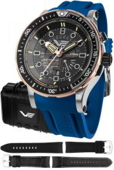 Zegarek Vostok Europe Zegarek męski Vostok Europe PX84-511E769SBL niebieski. Niebieskie zegarki męskie Vostok Europe, bez wzorów. Za 3,630.00 zł.
