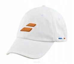 Czapka tenisowa Babolat Event Cap - biała. Białe czapki damskie BABOLAT, bez wzorów, z bawełny, eleganckie. Za 99.00 zł.