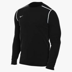 Bluza piłkarska męska Nike Park 20 Crew. Białe bluzy męskie Nike, l, bez wzorów, sportowe, bez ramiączek, bez kaptura. Za 139.99 zł.