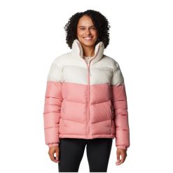 Kurtka sportowa damska Puffect II Colorblock Jacket. Czerwone kurtki sportowe damskie Columbia, xl, bez wzorów, z poliesteru, bez ramiączek, bez kaptura, trekkingowe. Za 449.99 zł.