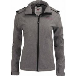 Glemo Spitsbergen Kurtka Softshell Damska – Wiatroodporna i Wodoodporna. Fioletowe kurtki sportowe damskie GLENMUIR, bez wzorów, z softshellu, bez ramiączek, trekkingowe. Za 273.99 zł.