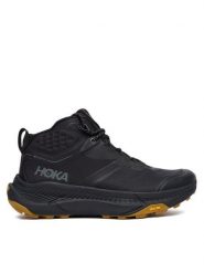 Hoka Trekkingi Transport Hike Gtx 1172912 Czarny. Czarne botki męskie HOKA, bez wzorów, z materiału, bez obcasa, bez zapięcia. Za 849.99 zł.