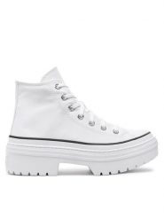 Converse Trampki Chuck Taylor All Star Lugged Heel Platform A10364C Biały. Białe trampki i tenisówki damskie Converse, bez wzorów, z materiału, bez zapięcia. Za 269.99 zł.