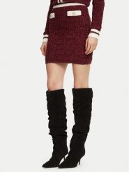 Guess Spódnica mini W6BD48 Z1763 Bordowy Regular Fit. Czerwone spódnice damskie Guess, m, z aplikacjami, mini. Za 434.99 zł.