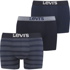 Levi's 3-pack Bokserki Czarny Niebieski. Czarne bokserki męskie Levi's®, bez wzorów, z bawełny. Za 163.95 zł.