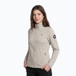 Bluza polarowa damska Aulp Debby. Białe bluzy damskie Aulp, s, bez wzorów, z elastanu, bez ramiączek, bez kaptura. Za 139.99 zł.