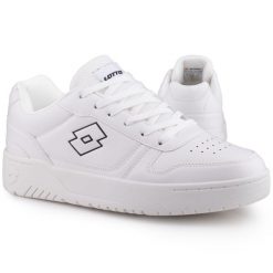 Buty trampki męskie Lotto GROOVN OC. Białe trampki męskie Lotto, bez wzorów, casualowe, bez zapięcia. Za 119.99 zł.