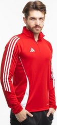 Adidas Bluza męska adidas Tiro 24 Training Top czerwona IS1045 XL. Czerwone bluzy męskie Adidas, m, bez wzorów, bez ramiączek, bez kaptura. Za 168.85 zł.