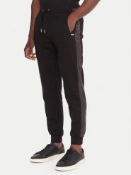 KARL LAGERFELD Spodnie dresowe 705036 554910 Czarny Slim Fit. Czarne spodnie sportowe męskie KARL LAGERFELD, m, bez wzorów, z bawełny. Za 939.99 zł.