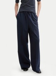 Tom Tailor Denim Spodnie materiałowe 1045693 Granatowy Regular Fit. Niebieskie spodnie materiałowe damskie TOM TAILOR DENIM, bez wzorów, z denimu. Za 169.99 zł.