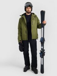 4F Kurtka narciarska membrana 10000 męska - khaki XL. Brązowe kurtki sportowe męskie 4F, na zimę, m, bez wzorów, z materiału, bez kaptura, narciarskie. Za 699.99 zł.