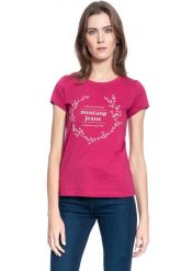 DAMSKI T-SHIRT MUSTANG ALINA C PRINT 1010748 8354. T-shirty damskie Mustang, s, bez wzorów, bez kołnierzyka, bez ramiączek. Za 69.99 zł.